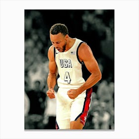 Stephen Curry Of Team United States Canvas Print