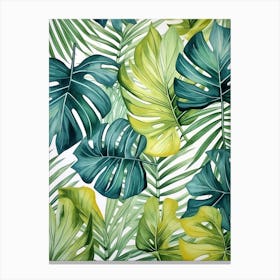 Tropical Leaves 9 Canvas Print