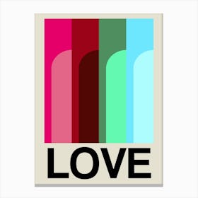 Love Cove Forest Canvas Print