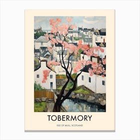 Tobermory (Isle Of Mull, Scotland) Painting 4 Travel Poster Canvas Print