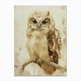 Verreauxs Eagle Owl Painting 3 Canvas Print