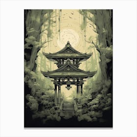 Shinto Shrines Japanese Style 8 Canvas Print