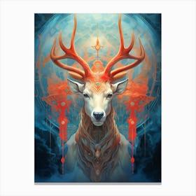 Deer Head 2 Canvas Print