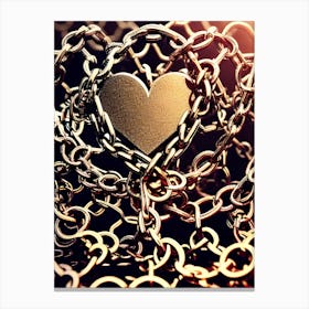 Heart Of Gold Canvas Print