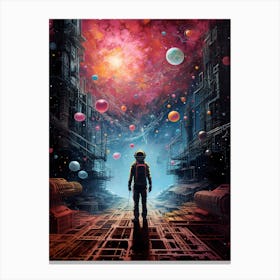 Space-Based Surreal Art 1 Canvas Print