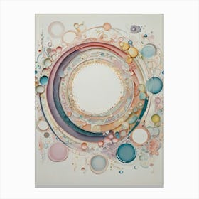 Circle Of Bubbles 1 Canvas Print