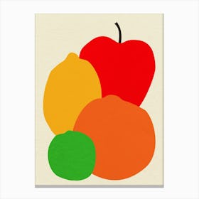 Four Fruits Canvas Print