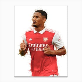 William Saliba 1 Canvas Print