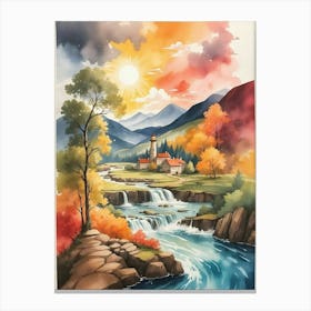 Waterfall Canvas Print