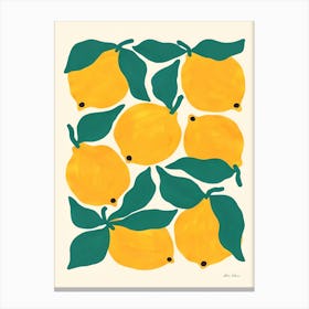 Lemons 2 Canvas Print