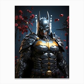 Samurai Batman Arkham Knight Canvas Print