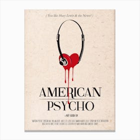 American Psycho Movie Canvas Print