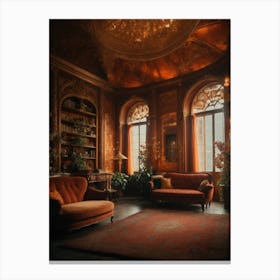 Room In A Castle Canvas Print