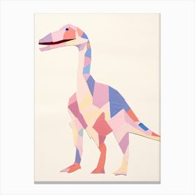 Nursery Dinosaur Art Deinonychus 1 Canvas Print