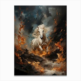 Fire Horse Canvas Print