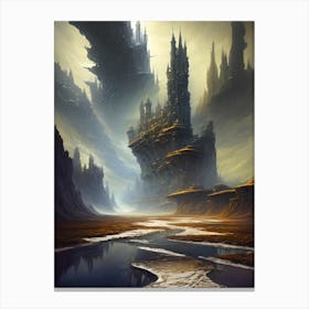 Fantasy Landscape Painting 1 Canvas Print