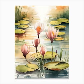 Water Lilies 11 Canvas Print