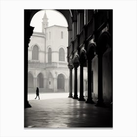 Vicenza, Italy,  Black And White Analogue Photography  1 Canvas Print