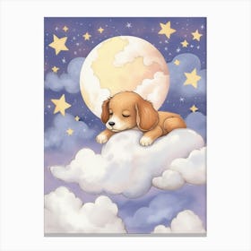 Sleeping Baby Puppy 2 Canvas Print
