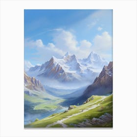 Swiss Alps.2 Canvas Print