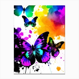 Colorful Butterflies Canvas Print