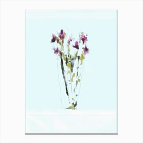 Flowers In A Vase 3 Canvas Print