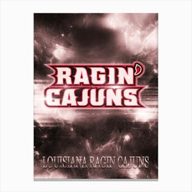 Louisiana Ragin Cajuns Canvas Print