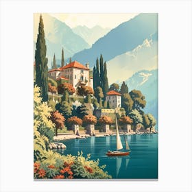 Lake Como Canvas Print