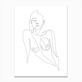 E4 Nude Canvas Print