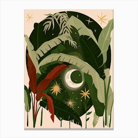 Night In The Jungle Canvas Print