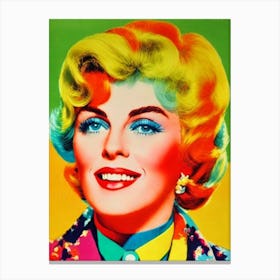 Lynn Redgrave Colourful Pop Movies Art Movies Canvas Print