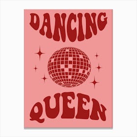Dancing Queen Red Canvas Print
