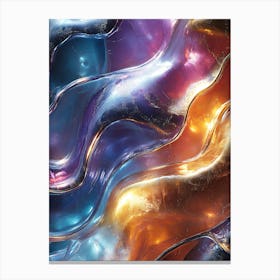 Stunning Whimsical Marble 16 Canvas Print