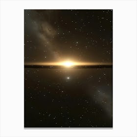 Space Star Canvas Print