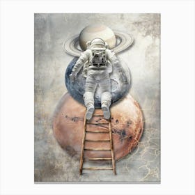 Astral Illustration Art Cosmos 03 Canvas Print