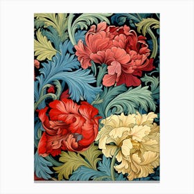 Wallpaper Floral Pattern 3 Canvas Print