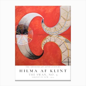 Hilma Af Klint Swan 16 Canvas Print