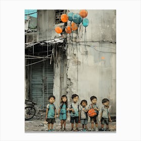 Children Of Hong Kong Canvas Print