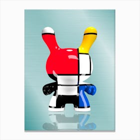 Mondrian K-Robot Canvas Print