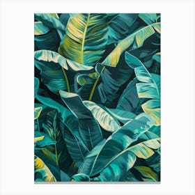 Tropical Leaves 55 Canvas Print