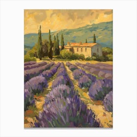 Lavender Field 1 Canvas Print