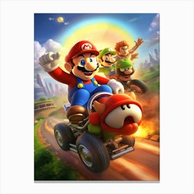 Mario Kart Canvas Print