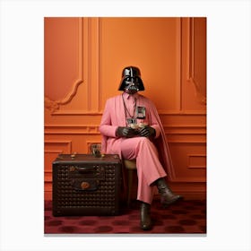 Darth Vader In Wes Anderson Style 05 Canvas Print