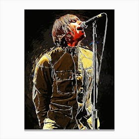 liam gallagher oasis britpop music band 23 Canvas Print