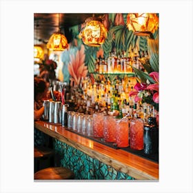 Tropical Bar 1 Canvas Print