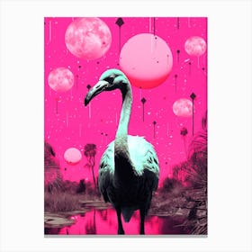 Pink Flamingo 2 Canvas Print