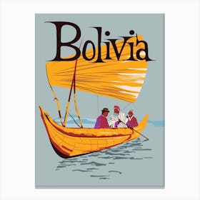 Fishing in Bolivia Canvas Print