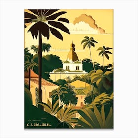 Cebu Philippines Rousseau Inspired Tropical Destination Canvas Print