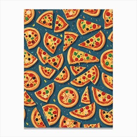 Pizza Party Canvas Print