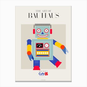 BAUHAUS FOR KIDS | ROBOT Canvas Print